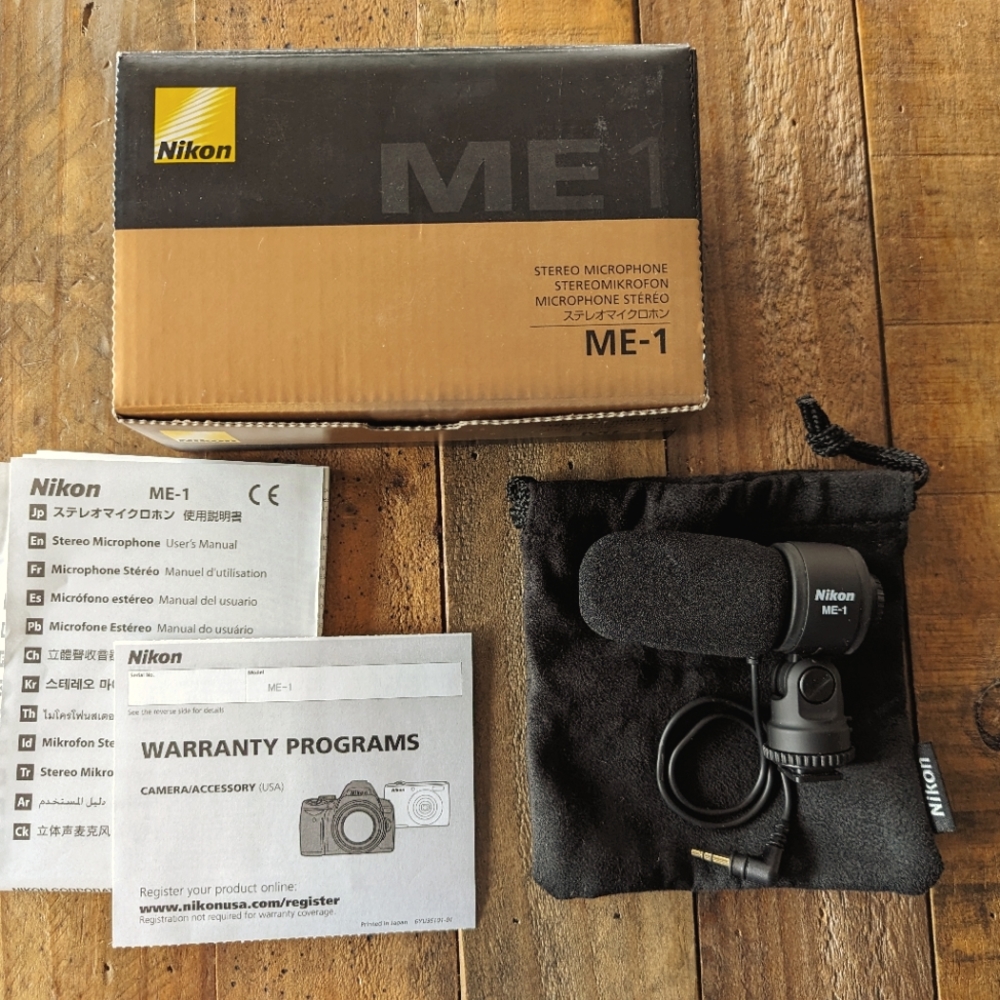 Nikon ME-1 Stereo Microphone for DSLRs